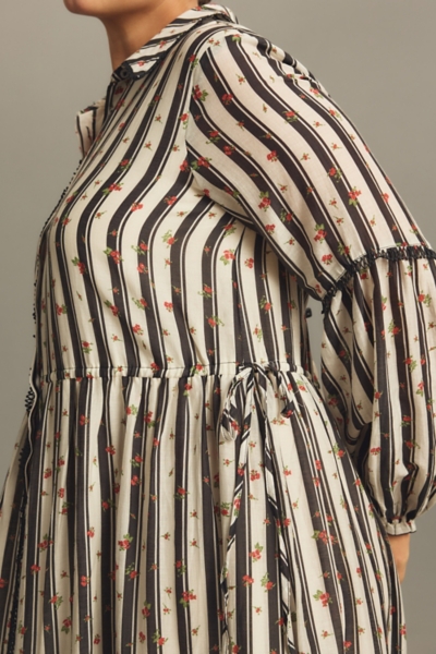 anthropologie printed button down shirt dress Printed Buttondown Shirt Dress