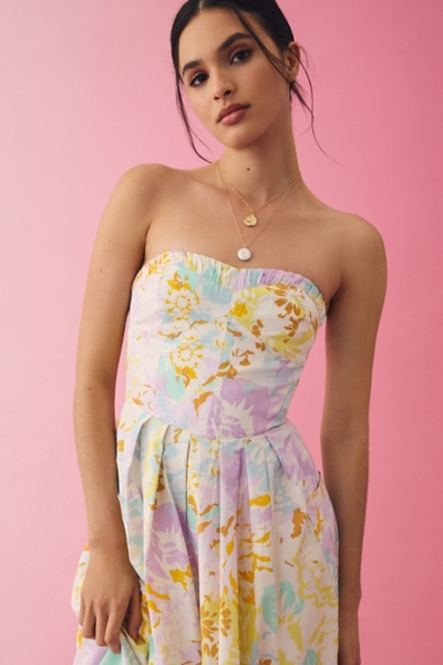 Sleeveless Sweetheart Corset A-Line Dress | Nuuly
