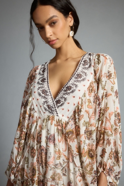 knee length dresses for ladies Freya Tie Neck Silk Blouse