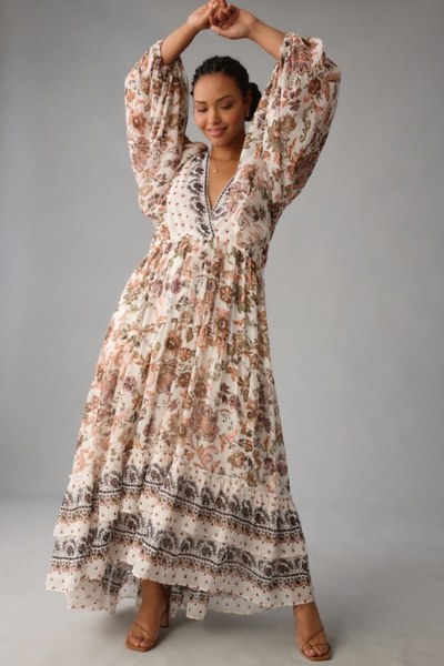 chinese dress ladies Petal and Pup Colter Long Sleeve Maxi Dress main image 0