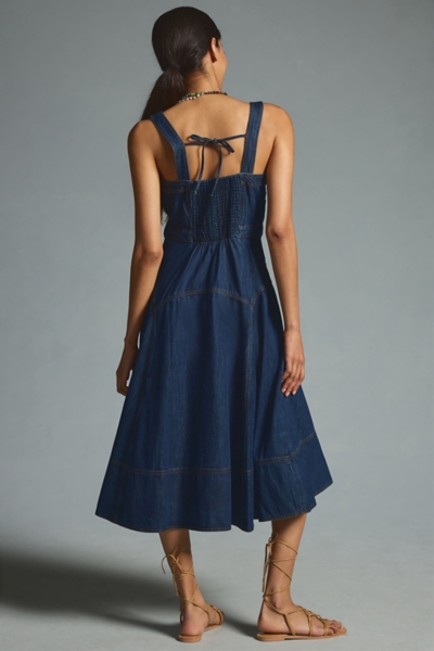 blue and white tunic dress Coolibar Women's A-line Tunic Dress, Vanilla China Blue Damask, UPF50+, Size L