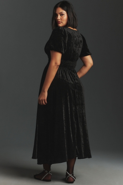 The Katerina Button-Front Dress: Velvet Edition | Nuuly