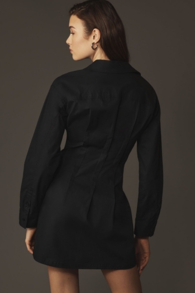 Pintuck Mini Shirt Dress | Nuuly 