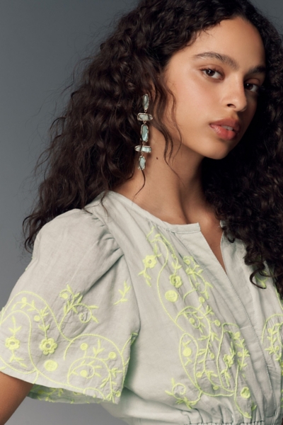 The Somerset Mini Dress: Embroidered Linen Edition | Nuuly