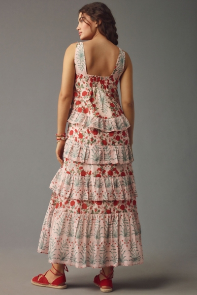 chinese dress ladies Primrose Artisanal Patchwork dress  Bhanuni by jyoti