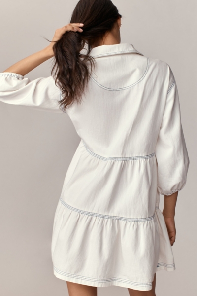 The Bettina Tiered Shirt Dress: Mini Edition | Nuuly