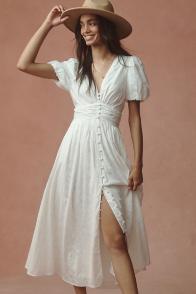 The Katerina A-Line Button-Front Dress
