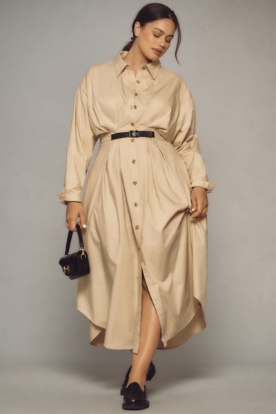 knee length dresses for ladies Black Belted Wrap Midi Shirt Dress  AX Paris