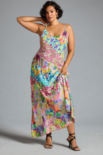 Printed V-Neck Dress | Nuuly