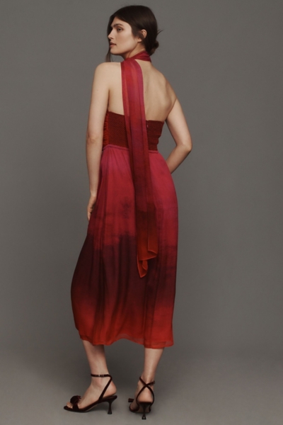 Halter Scarf Midi Dress | Nuuly