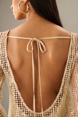 Sheer Slim Mini Dress