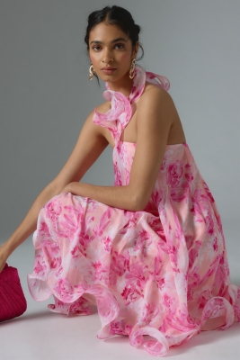 Floral Halter Swing Dress | Nuuly
