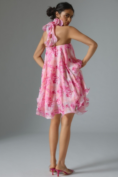 Floral Halter Swing Dress | Nuuly