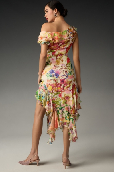 off the shoulder floral short dress Run The World Off-Shoulder Mini Dress Floral Green