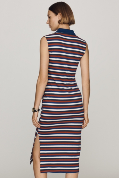 polo knit midi dress Polo Ralph Lauren Women's Cable-Knit Cotton Polo Midi Dress