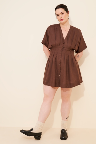 Tobie Linen Mini Dress | Nuuly