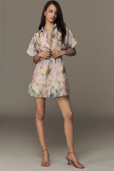 open lace back dress Organza t-shirt dress – Vanity Nap