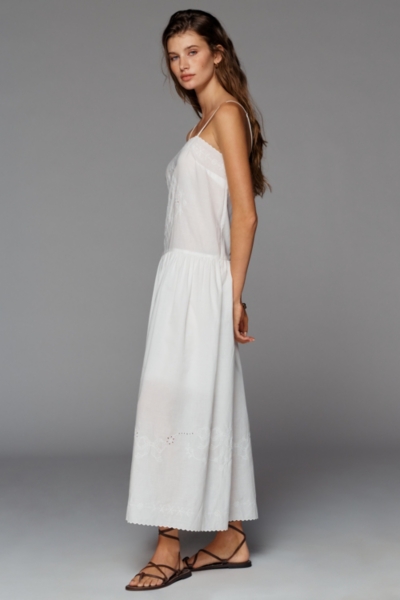 Cotton Drop Waist Midi Dress | Nuuly