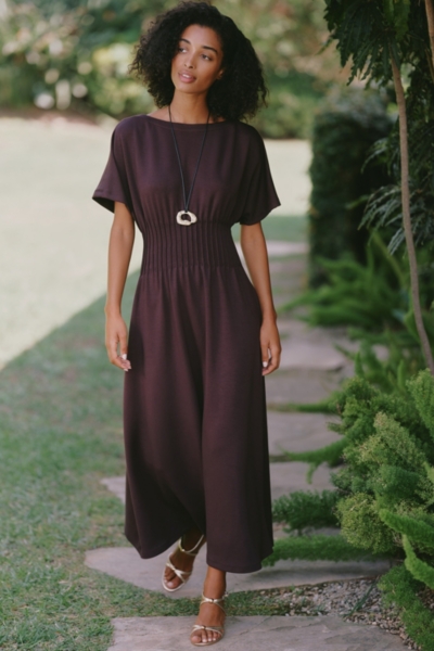 Tobie Boat Neck Midi Dress | Nuuly