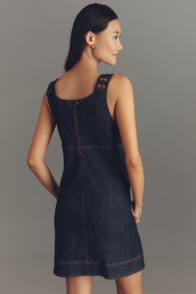 Black Dress Wilfred Daphne Dress Daphne Denim Mini Dress In Raw Wash JAG