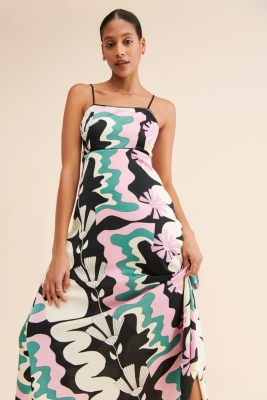 Graphic print dress 2025