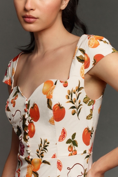 the cecily fit & flare sweetheart dress by maeve Julie Mesh Midi Fitted Long Sleeve Dress – Alba