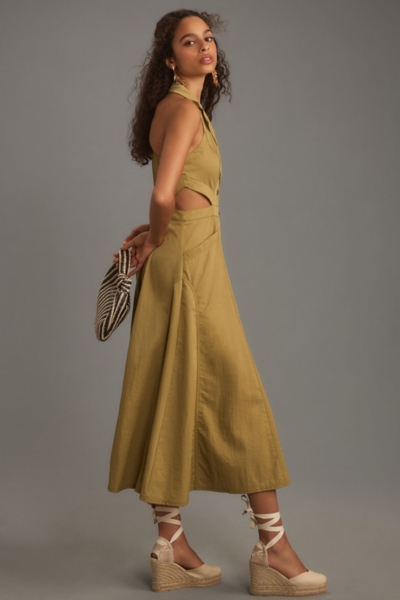 midi rehearsal dinner dress Gabbie Light Blue Two Piece Midi Dress | Women's Clothing