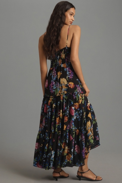 chinese dress ladies Elegant Deep V-Neck Pleated Short Sleeve Maxi Formal Evening Dress main image 0