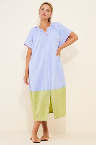 knee length dresses for ladies Organic Linen Wrap Dress Eliana Shadow Purple ❤️ menique