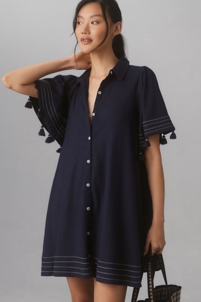 linen dress. Relaxed Linen Maxi Dress with Tie Waist main image 1