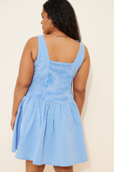 mini white fitted dress PETRA MINI DRESS