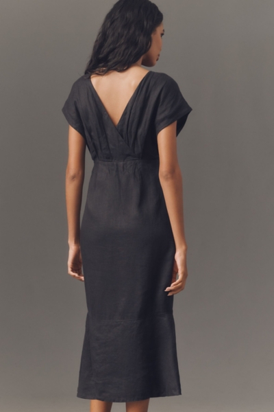 knee length dresses for ladies Evelyn Linen Dress  Rebecca Minkoff
