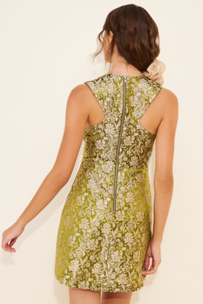brocade short dress Beatrice Pink Brocade Mini Dress | Women's Clothing