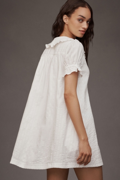 The Keira Collared Button-Front Mini Dress | Nuuly