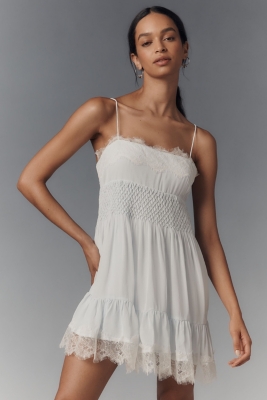 【NEWALRIN】Lace layered sleeveless Dress Sleeveless Lace Mini Dress | Nuuly