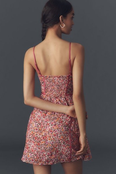 knee length dresses for ladies Baila Structured Tulip Mini Dress in Scarlet Red main image 0