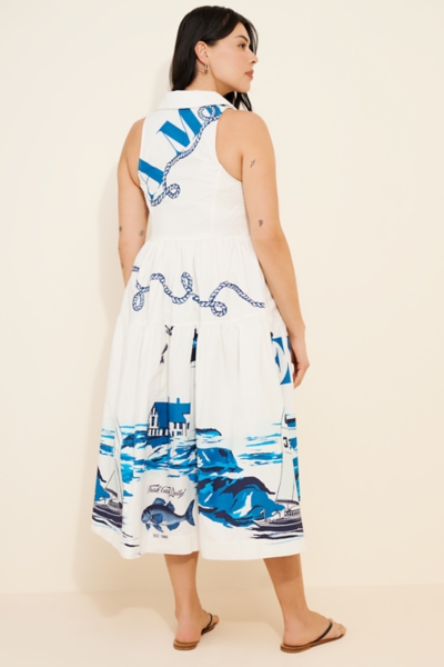 Sleeveless Midi Shirt Dress | Nuuly