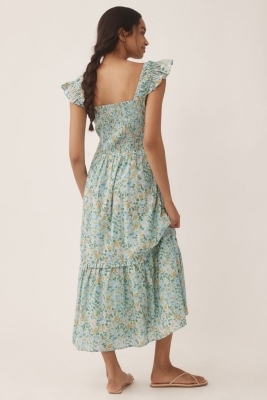 The Peregrine Midi Dress: Square-Neck Edition