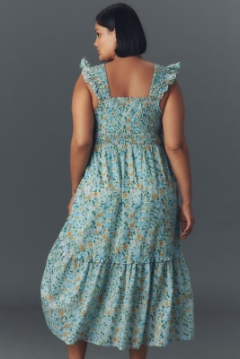 The Peregrine Midi Dress: Square-Neck Edition