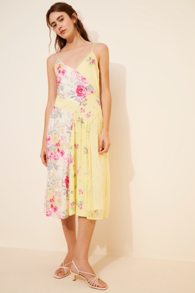 Sleeveless Patchwork Slip Dress | Nuuly
