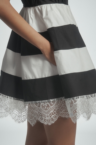 mesh contrast dress Women's Mesh Contrast Velvet Dress In Black