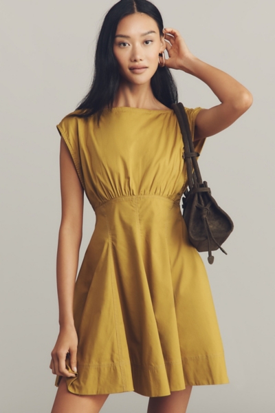 strapless a line formal dress Amoris T822 Short Midi A Line Cocktail Dress main image 0