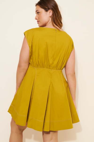 Sleeveless A-Line Poplin Mini Dress | Nuuly