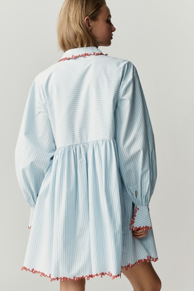 Love Letter Embroidered Swing Shirt Dress | Nuuly