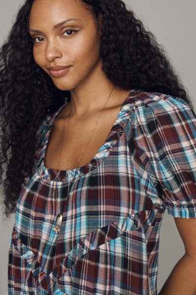 Cotton Textured Mini Dress | Nuuly