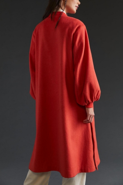 Cozy Balloon-Sleeved Coat | Nuuly