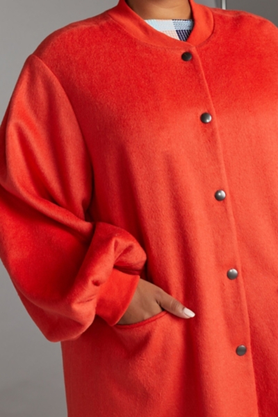 Cozy Balloon-Sleeved Coat | Nuuly