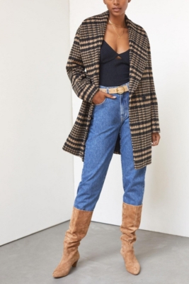 Oversized Houndstooth Coat | Nuuly