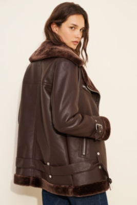 Vegan Leather Moto Jacket