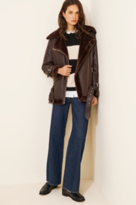 Vegan Leather Moto Jacket